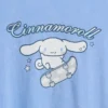 Dziecięcy T-shirt oversize o prostym kroju z motywem Sanrio