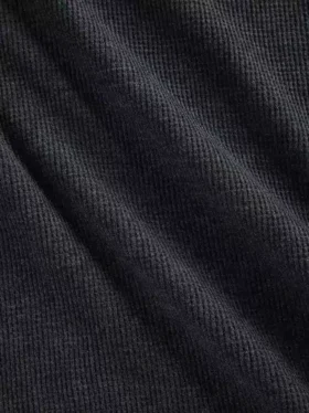 Dziecięcy T-shirt oversize z dzianiny waflowej