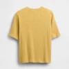 Dziecięcy T-shirt oversize z dzianiny waflowej