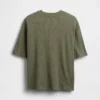 Dziecięcy T-shirt oversize z dzianiny waflowej