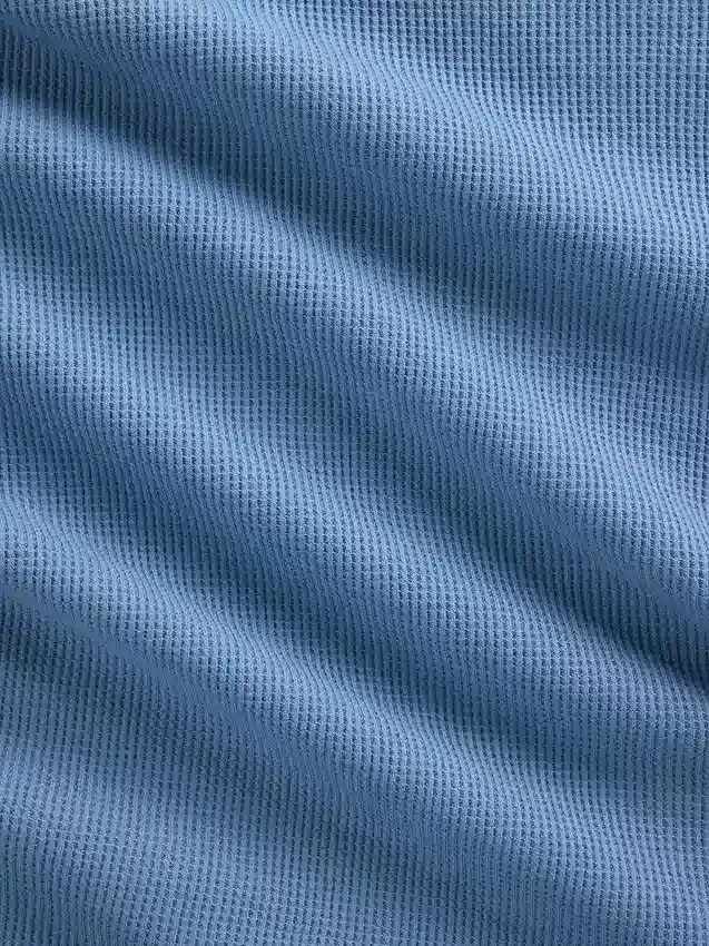 Dziecięcy T-shirt oversize z dzianiny waflowej