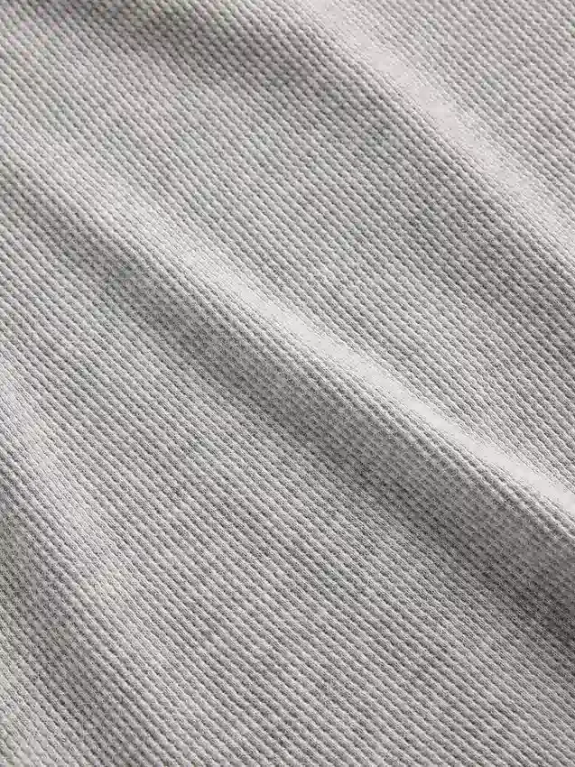 Dziecięcy T-shirt oversize z dzianiny waflowej