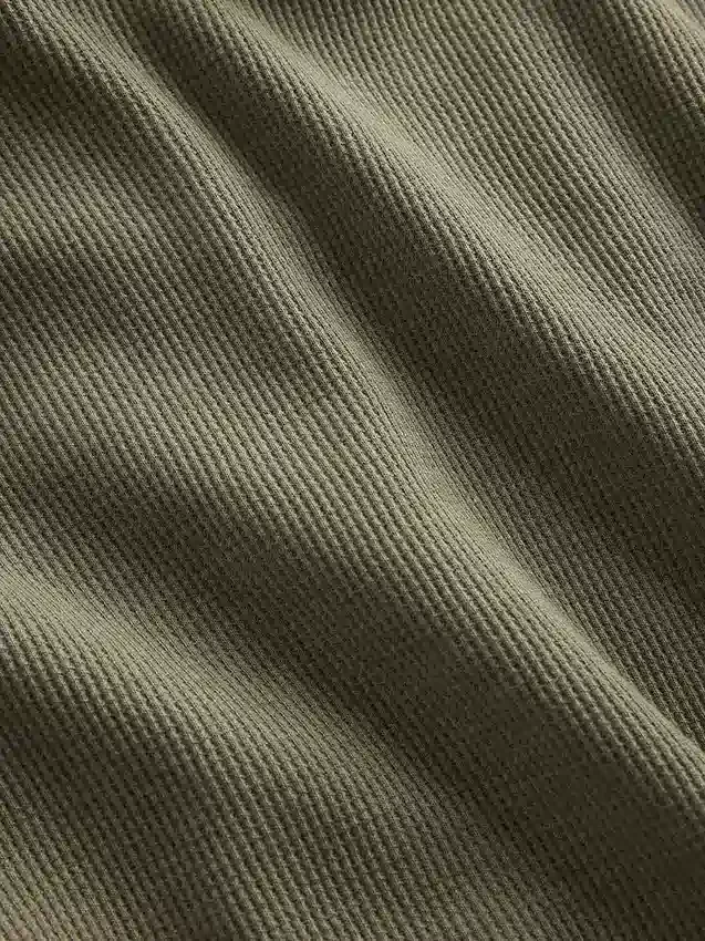 Dziecięcy T-shirt oversize z dzianiny waflowej