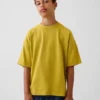 Dziecięcy T-shirt oversize z grubej dzianiny