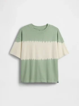 Dziecięcy T-shirt oversize z grubej dzianiny