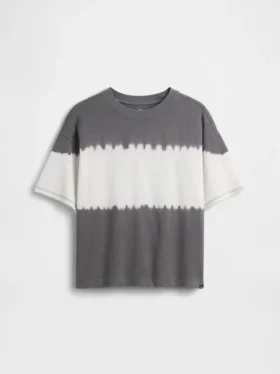 Dziecięcy T-shirt oversize z grubej dzianiny