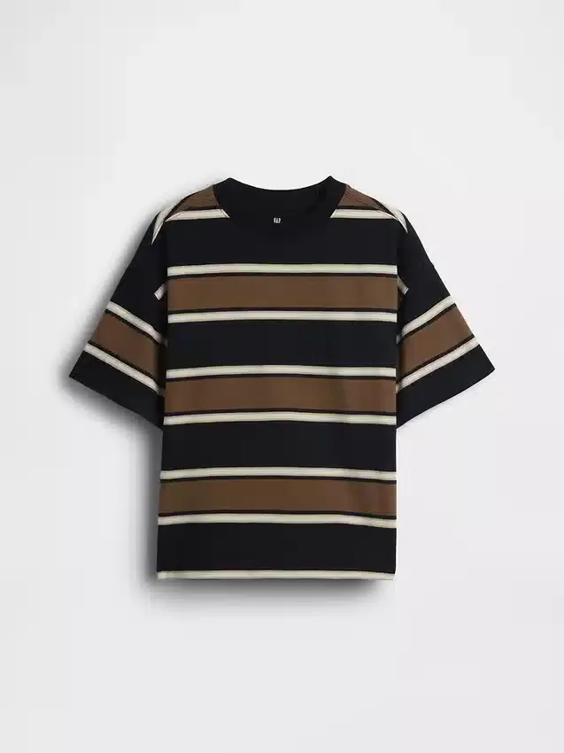 Dziecięcy T-shirt oversize z grubej dzianiny