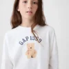 Dziecięcy T-shirt oversize z grubej dzianiny