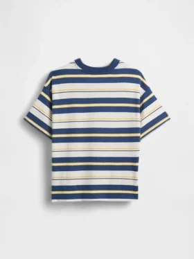 Dziecięcy T-shirt oversize z grubej dzianiny