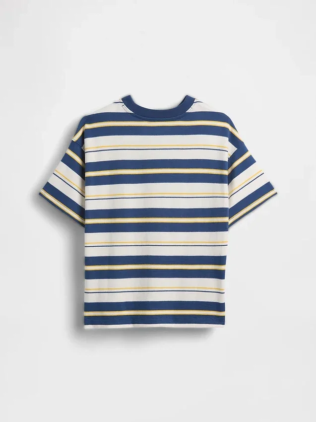 Dziecięcy T-shirt oversize z grubej dzianiny
