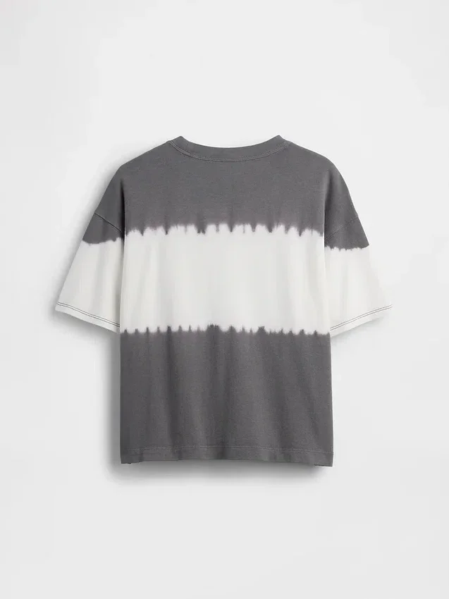 Dziecięcy T-shirt oversize z grubej dzianiny