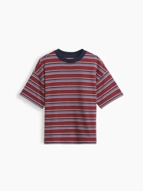 Dziecięcy T-shirt oversize z grubej dzianiny