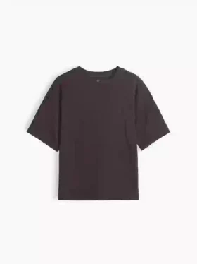 Dziecięcy T-shirt oversize z grubej dzianiny