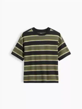 Dziecięcy T-shirt oversize z grubej dzianiny