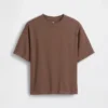 Dziecięcy T-shirt oversize z grubej dzianiny