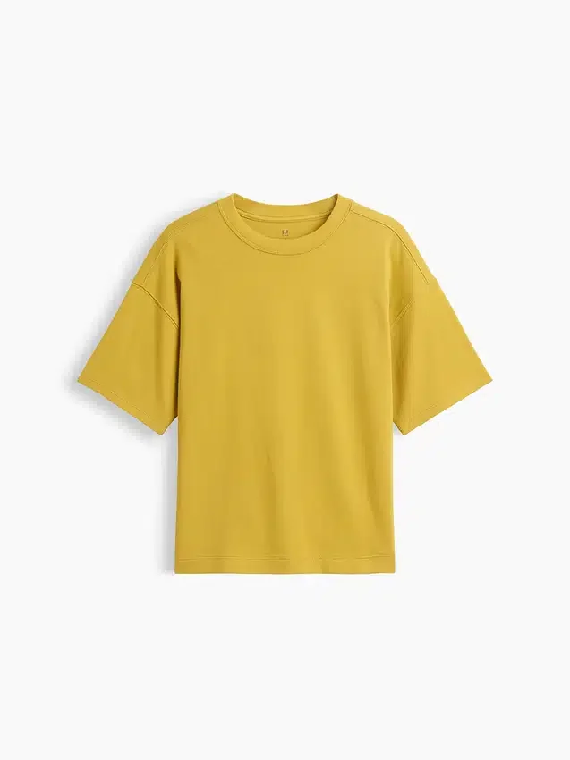Dziecięcy T-shirt oversize z grubej dzianiny