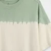 Dziecięcy T-shirt oversize z grubej dzianiny