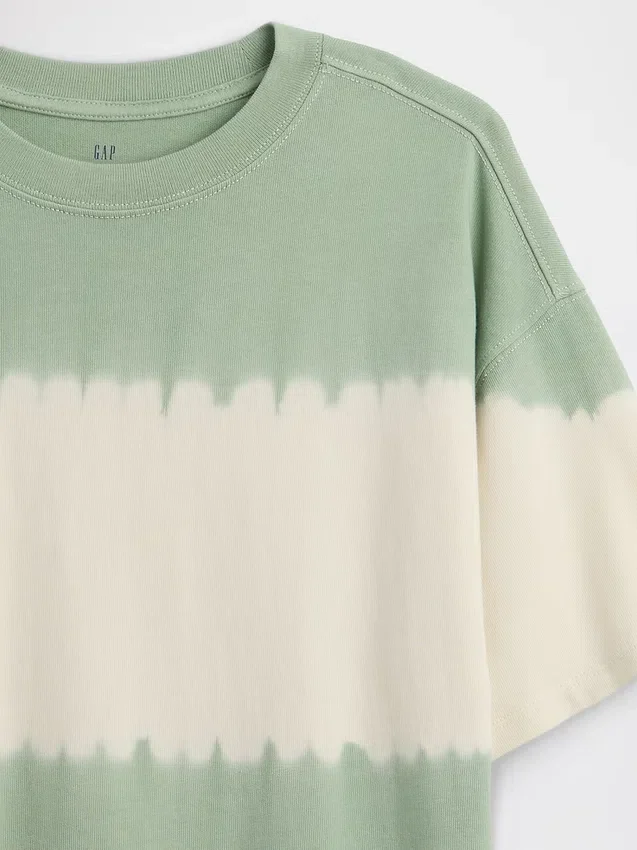 Dziecięcy T-shirt oversize z grubej dzianiny