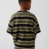 Dziecięcy T-shirt oversize z grubej dzianiny