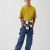 Dziecięcy T-shirt oversize z grubej dzianiny