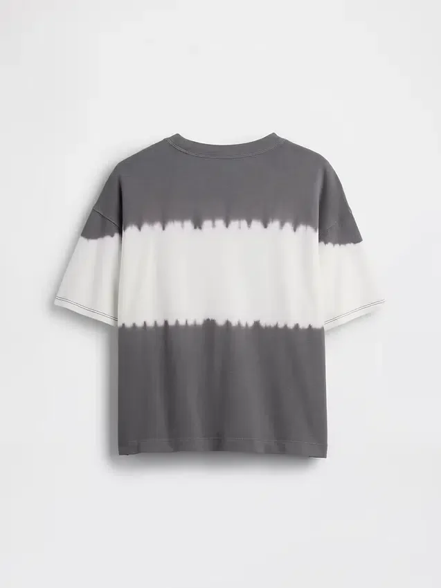 Dziecięcy T-shirt oversize z grubej dzianiny