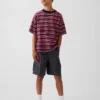 Dziecięcy T-shirt oversize z grubej dzianiny
