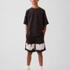 Dziecięcy T-shirt oversize z grubej dzianiny