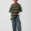 Dziecięcy T-shirt oversize z grubej dzianiny