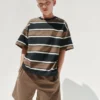 Dziecięcy T-shirt oversize z grubej dzianiny