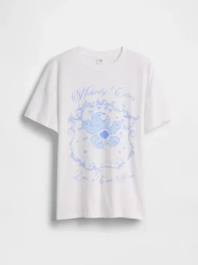 Dziecięcy T-shirt oversize z motywem Care Bears