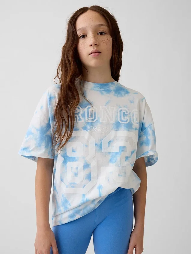 Dziecięcy T-shirt oversize z motywem Ford Bronco
