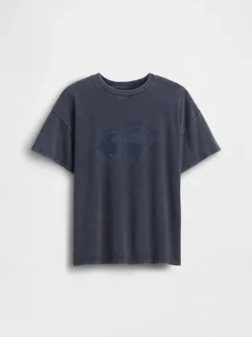 Dziecięcy T-shirt oversize z motywem Supergirl