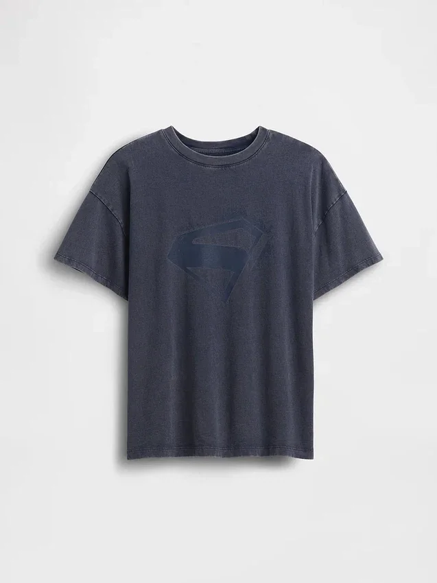 Dziecięcy T-shirt oversize z motywem Supergirl