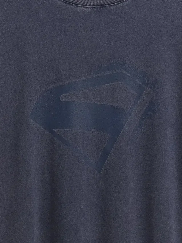 Dziecięcy T-shirt oversize z motywem Supergirl