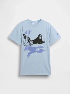 Dziecięcy T-shirt oversize z nadrukiem Olivii Rodrigo