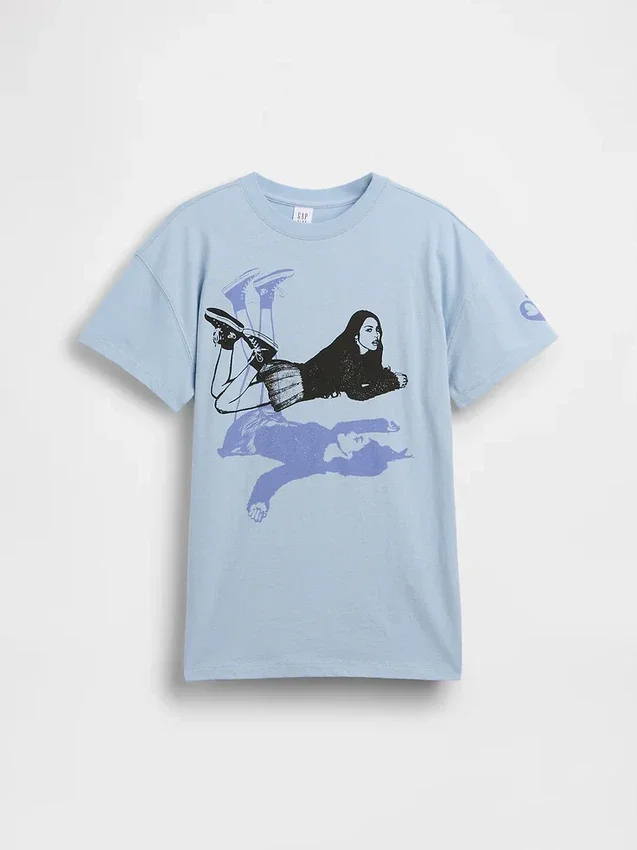 Dziecięcy T-shirt oversize z nadrukiem Olivii Rodrigo