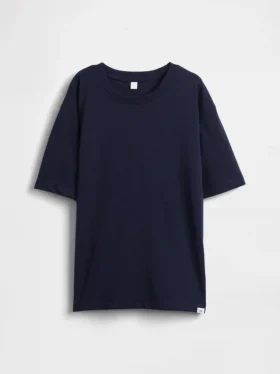 Dziecięcy T-shirt piżamowy oversize z recyklingu