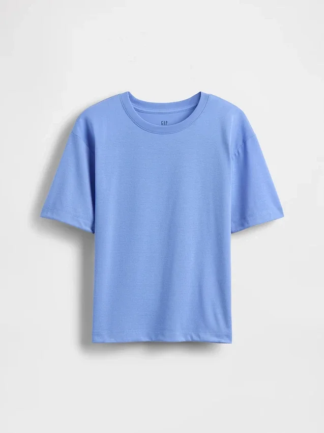 Dziecięcy T-shirt piżamowy oversize z recyklingu