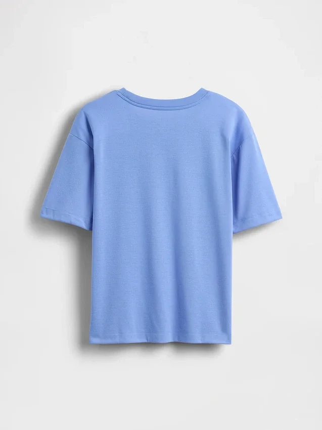 Dziecięcy T-shirt piżamowy oversize z recyklingu