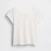 Dziecięcy T-shirt raglanowy typu Henley