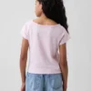 Dziecięcy T-shirt raglanowy typu Henley
