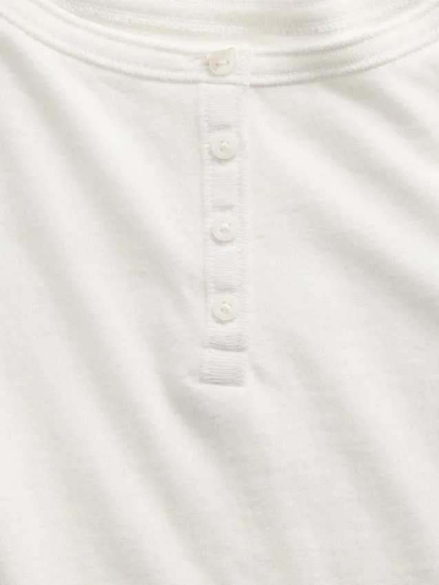Dziecięcy T-shirt raglanowy typu Henley