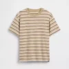 Dziecięcy T-shirt w paski o luźnym kroju