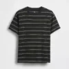 Dziecięcy T-shirt w paski o luźnym kroju