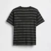 Dziecięcy T-shirt w paski o luźnym kroju
