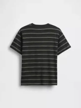 Dziecięcy T-shirt w paski o luźnym kroju