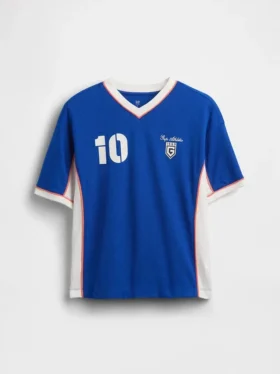 Dziecięcy T-shirt z dżerseju w stylu oversize