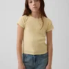 Dziecięcy T-shirt z dzianiny prążkowanej