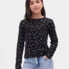 Dziecięcy T-shirt z dzianiny prążkowanej