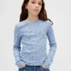 Dziecięcy T-shirt z dzianiny prążkowanej